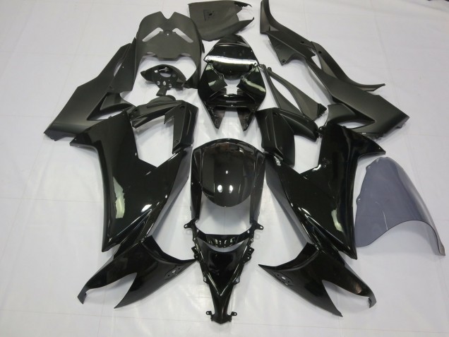 Gloss Black 2008-2010 Kawasaki ZX10R Motorcycle Fairing