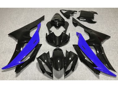 Gloss Black & Blue 2008-2016 Yamaha R6 Motorcycle Fairing