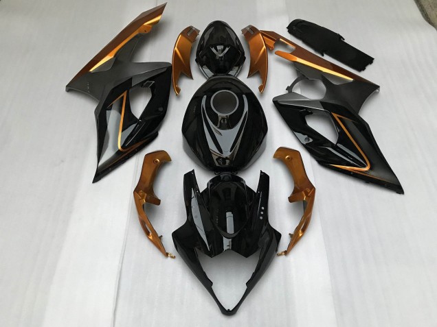 Gloss Black & Bronze 2005-2006 Suzuki GSXR 1000 Motorcycle Fairing