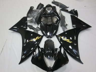 Gloss Black Gold 2009-2011 Yamaha R1 Motorcycle Fairing