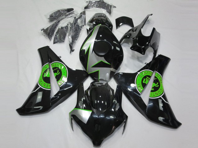 Gloss Black & Green 2008-2011 Honda CBR1000RR Motorcycle Fairing