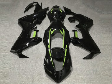 Gloss Black & Lime Green Lining 2017-2023 Honda CBR1000RR Motorcycle Fairing