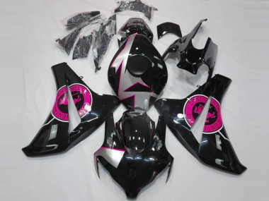 Gloss Black & Pink 2008-2011 Honda CBR1000RR Motorcycle Fairing