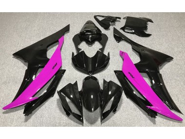 Gloss Black & Pink 2008-2016 Yamaha R6 Motorcycle Fairing