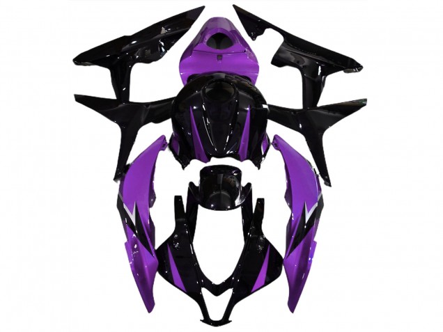 Gloss Black & Purple 2007-2008 Honda CBR600RR Motorcycle Fairing