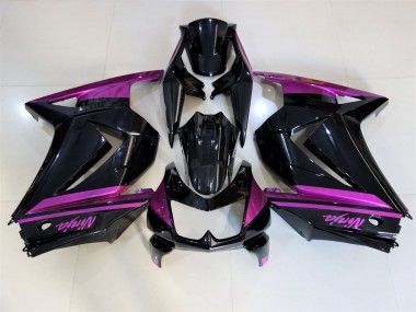 Gloss Black & Purple 2008-2012 Kawasaki Ninja 250 Motorcycle Fairing