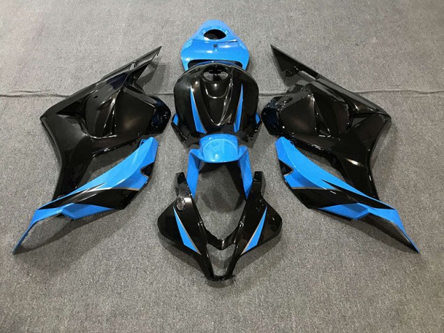 Gloss Black & Sky Blue 2009-2012 Honda CBR600RR Motorcycle Fairing