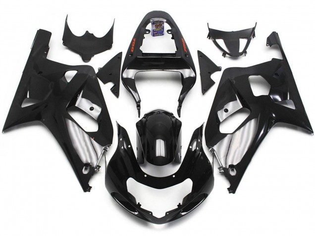 Gloss Black 2001-2003 Suzuki GSXR 600-750 Motorcycle Fairing