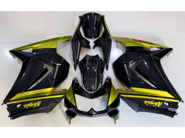 Gloss Black & Yellow 2008-2012 Kawasaki Ninja 250 Motorcycle Fairing