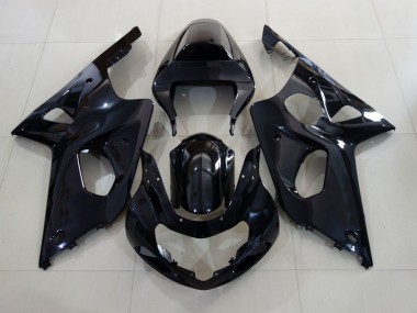 Gloss Black 2000-2002 Suzuki GSXR 1000 Motorcycle Fairing