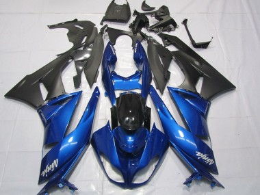 Gloss Blue 2009-2012 Kawasaki ZX6R Motorcycle Fairing