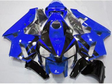 Gloss Blue & Black Design 2005-2006 Honda CBR600RR Motorcycle Fairing