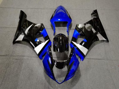 Gloss Blue Black and Silver 2003-2004 Suzuki GSXR 1000 Motorcycle Fairing