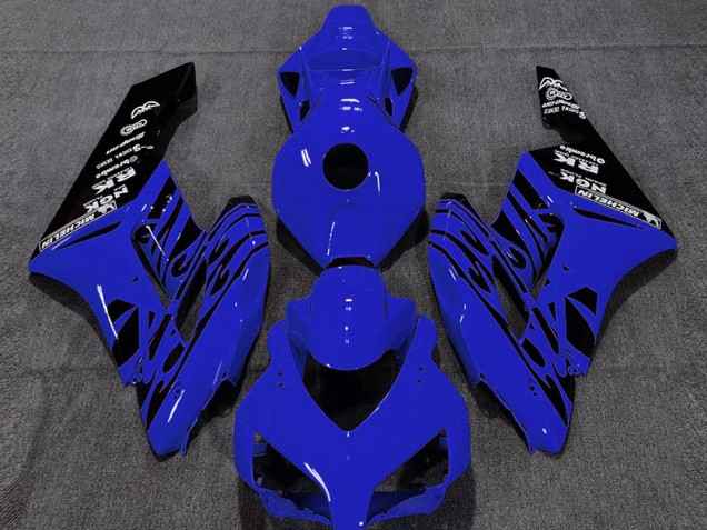 Gloss Blue Flame 2004-2005 Honda CBR1000RR Motorcycle Fairing