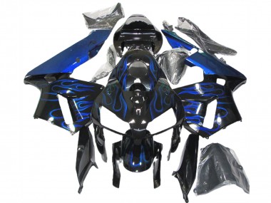 Gloss Blue Flame 2005-2006 Honda CBR600RR Motorcycle Fairing