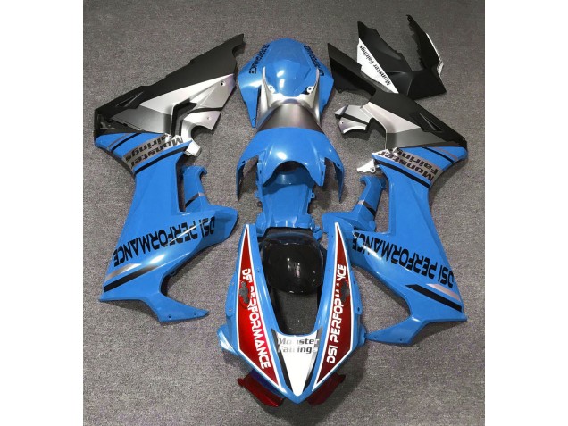 Gloss Blue & Red 2017-2023 Honda CBR1000RR Motorcycle Fairing