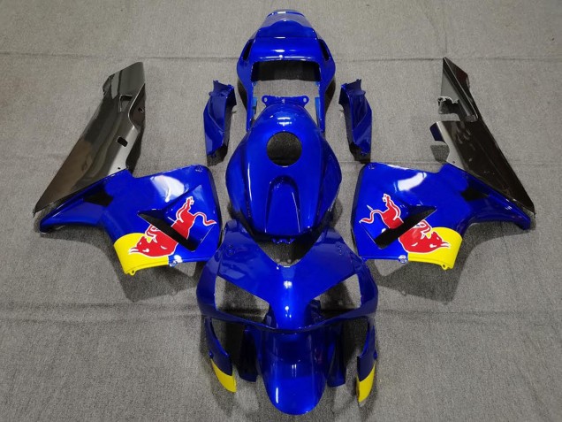 Gloss Blue Red Bull 2003-2004 Honda CBR600RR Motorcycle Fairing