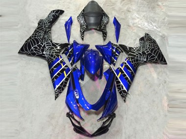 Gloss Blue Spider 2011-2024 Suzuki GSXR 600-750 Motorcycle Fairing