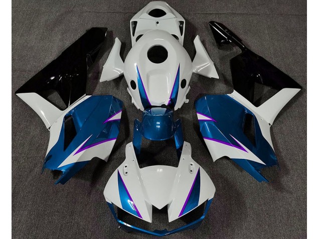 Gloss Blue White and Purple 2013-2023 Honda CBR600RR Motorcycle Fairing