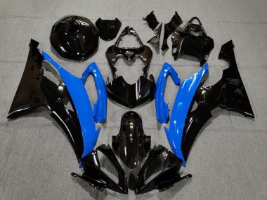 Gloss Blue and Black 2008-2016 Yamaha R6 Motorcycle Fairing