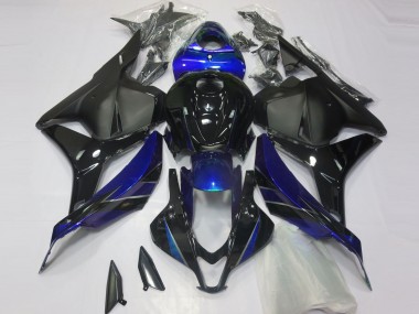 Gloss Blue and Black 2009-2012 Honda CBR600RR Motorcycle Fairing