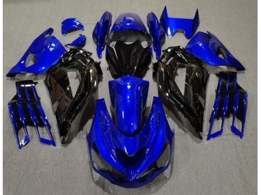 Gloss Blue and Black 2012-2021 Kawasaki ZX14R Motorcycle Fairing