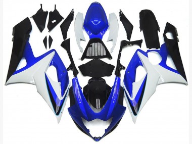 Gloss Blue and White 2005-2006 Suzuki GSXR 1000 Motorcycle Fairing