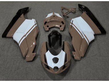 Gloss Brown & White 2003-2004 Ducati Ducati 749 999 Motorcycle Fairing