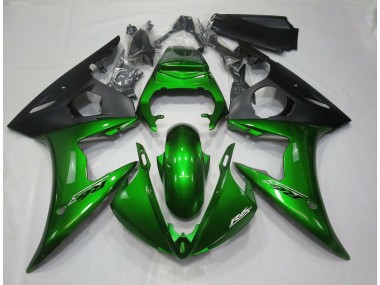 Gloss Dark Green 2005 Yamaha R6 Motorcycle Fairing