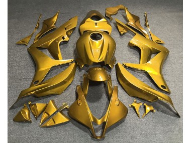 Gloss Gold Plain 2007-2008 Honda CBR600RR Motorcycle Fairing