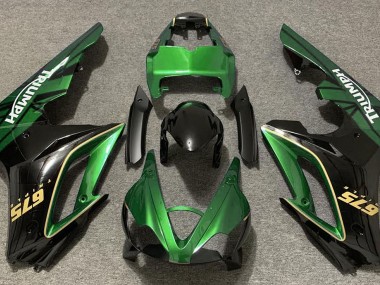 Gloss Green and Black 2009-2012 Triumph Daytona 675 Motorcycle Fairing