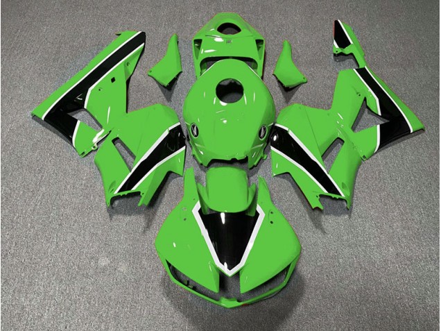 Gloss Green and Black 2013-2023 Honda CBR600RR Motorcycle Fairing