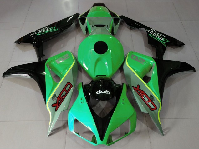 Gloss Green and Black CBR Style 2006-2007 Honda CBR1000RR Motorcycle Fairing