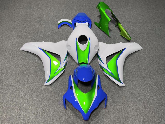 Gloss Green and Blue 2008-2011 Honda CBR1000RR Motorcycle Fairing