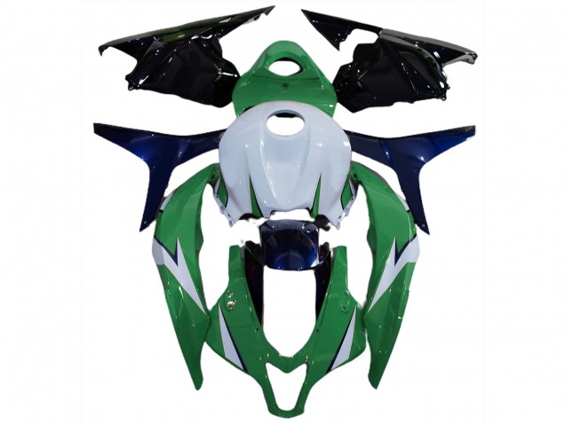 Gloss Green and Blue 2009-2012 Honda CBR600RR Motorcycle Fairing