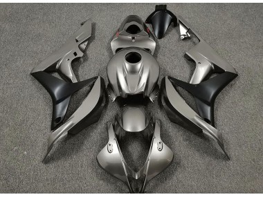 Gloss Grey and Black 2007-2008 Honda CBR600RR Motorcycle Fairing