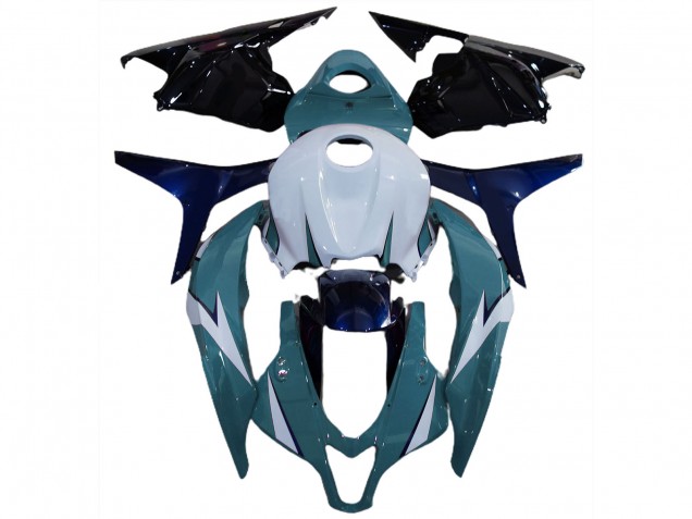 Gloss Light Blue and Blue 2009-2012 Honda CBR600RR Motorcycle Fairing