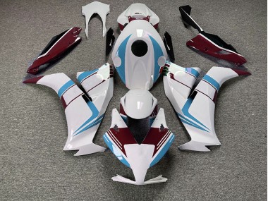 Gloss Light Blue and Maroon 2012-2016 Honda CBR1000RR Motorcycle Fairing