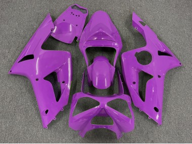 Gloss Magenta Plain 2003-2004 Kawasaki ZX6R Motorcycle Fairing