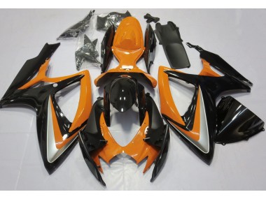 Gloss Orange Debadged 2006-2007 Suzuki GSXR 600-750 Motorcycle Fairing