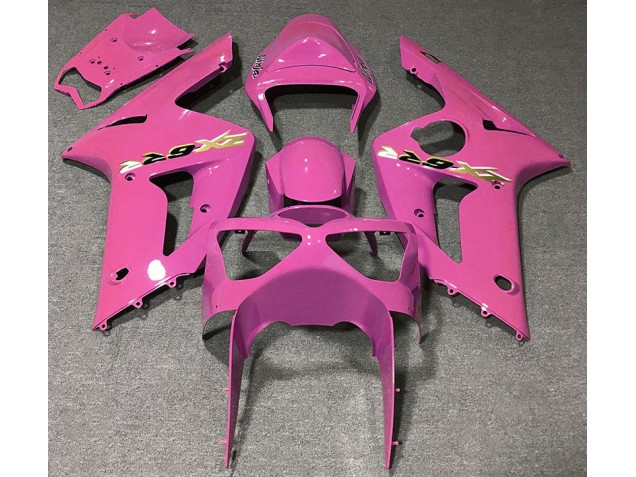 Gloss Pink 2003-2004 Kawasaki ZX6R Motorcycle Fairing