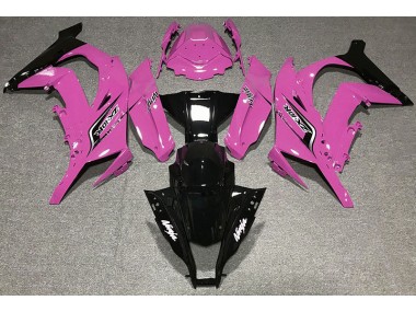 Gloss Pink & Logos 2011-2015 Kawasaki ZX10R Motorcycle Fairing