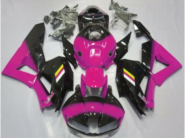 Gloss Pink and Black Fade 2013-2023 Honda CBR600RR Motorcycle Fairing