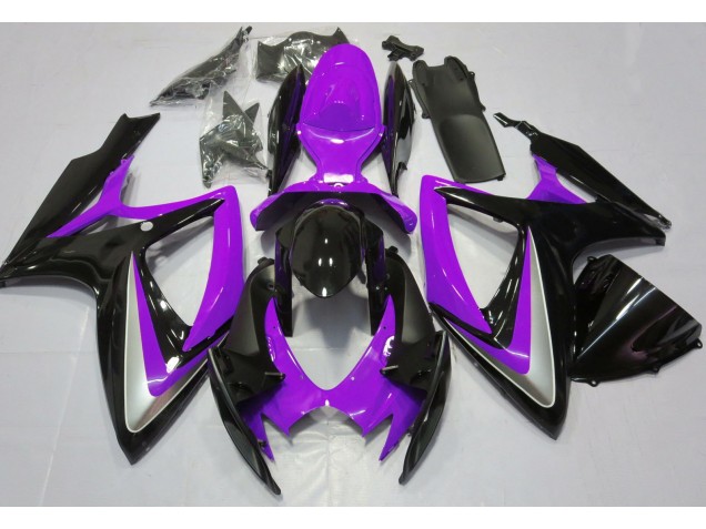 Gloss Purple Debadged 2006-2007 Suzuki GSXR 600-750 Motorcycle Fairing