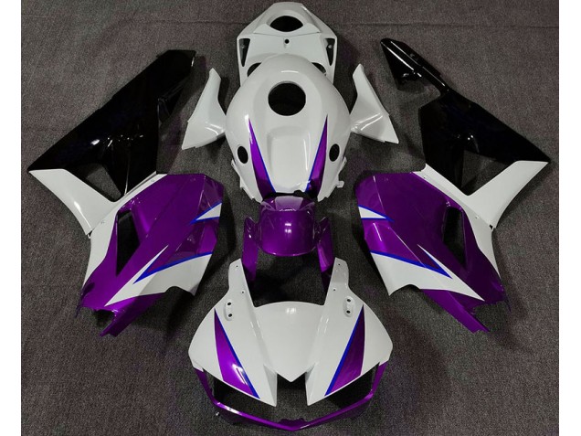 Gloss Purple White and Blue 2013-2023 Honda CBR600RR Motorcycle Fairing