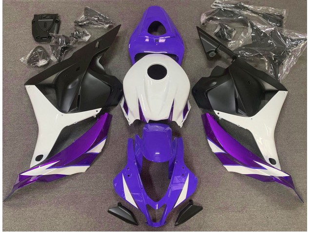 Gloss Purple White and Violet 2009-2012 Honda CBR600RR Motorcycle Fairing