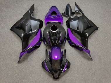 Gloss Purple and Black 2009-2012 Honda CBR600RR Motorcycle Fairing