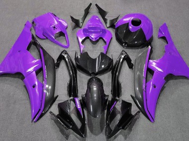 Gloss Purple and Carbon 2008-2016 Yamaha R6 Motorcycle Fairing