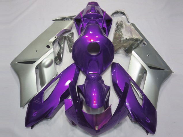 Gloss Purple and Silver 2004-2005 Honda CBR1000RR Motorcycle Fairing