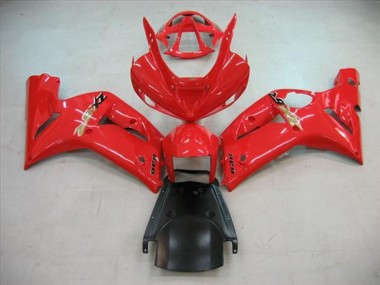 Gloss Red 2003-2004 Kawasaki ZX6R Motorcycle Fairing